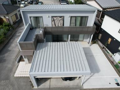 外壁塗装・付帯部塗装・駐車場・施工完了のお知らせ
